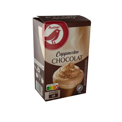 Café soluble Cappuccino chocolate PRODUCTO ALCAMPO 8 uds. 144 g.