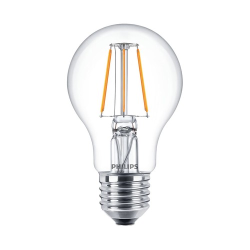 Bombilla Led E27, 4,3W=40W, luz fría 4000K, 540lm, PHILIPS.