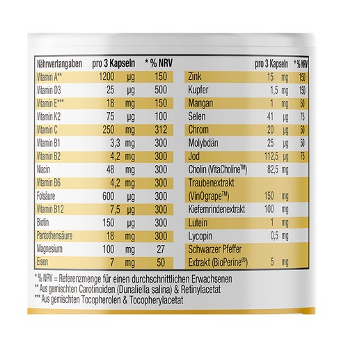 WEIDER Complete Multivitamínico 90 uds