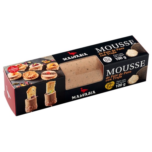 MALVASIA Mousse de pato con trufa 100 g.
