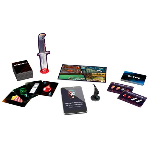 Scream Juego de mesa, de 3 a 8 Juadores +13 Años FUNKO GAMES