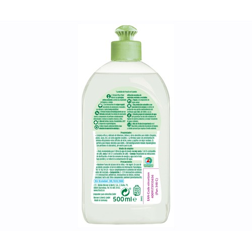 FROSCH Limpiador especial biberones y tetinas FROSCH BABY 500 ml.