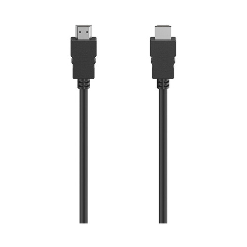 Cable HAMA de HDMI macho a HDMI macho, 1,25 metros, Ultra High speed 10,2 Gbit/s, color negro.