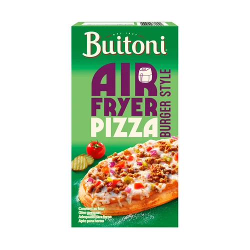 Pizza & salsa Pizza de chorizo picado y queso con salsa sweet & sour 380 g.