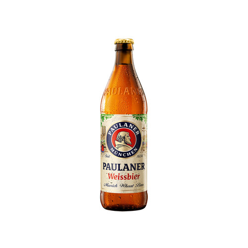 PAULANER NATURTRÜF Cerveza de trigo Alemana botella 50 cl.