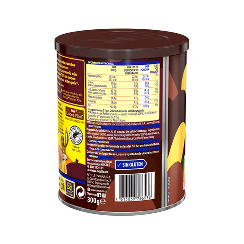 NESQUIK Cacao soluble intenso, 70 % cacao NESQUIK 300 g.