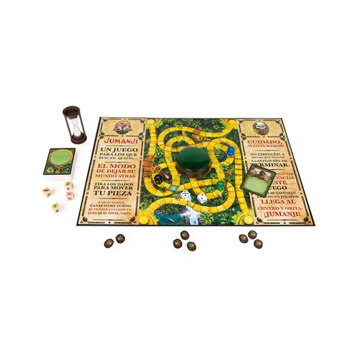 Jumanji juego de mesa + 8 años.