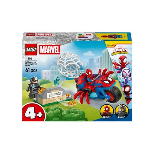LEGO Spidey 11206 Spidey en su Moto vs. Rino