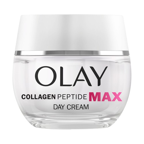OLAY Collagen peptide max Crema facial de día recomendada para la menopausia 50 ml.