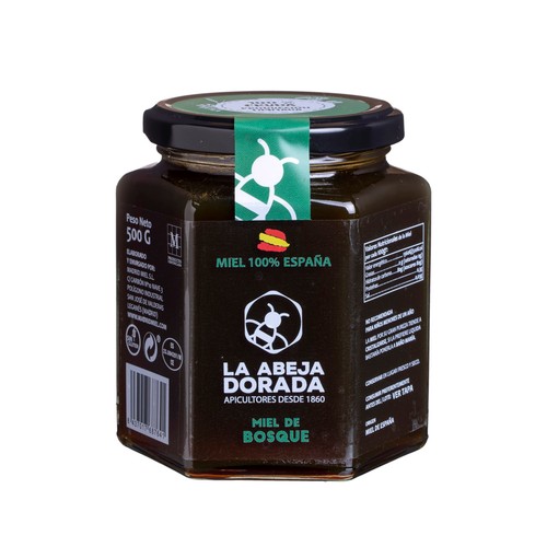 LA ABEJA DORADA Miel de Bosque, 100 % España 500 g.