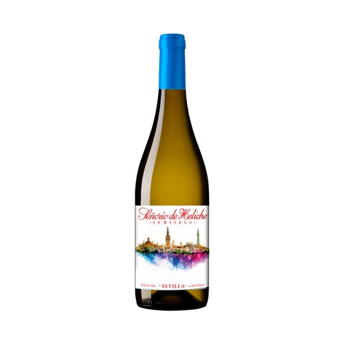 SEÑORIO DE HELICHE Sevilla Vino blanco semi seco con D.O. Montilla - Moriles botella de 75 cl.