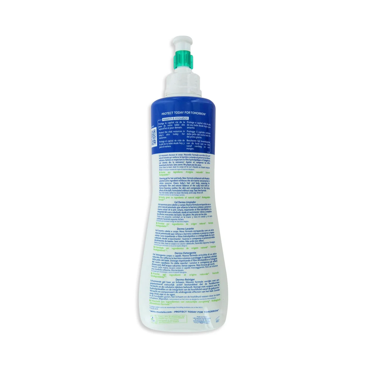 MUSTELA Gel dermo-limpiador, especial para bebés MUSTELA 750 ml.