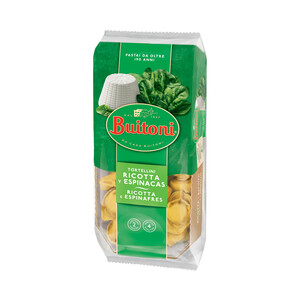 Imagen de BUITONI Tortellini de pasta fresca, rellenos de una exquisita mezcla de queso Ricotta y espinacas BUITONI 230 g.