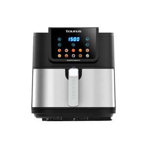 Imagen de Freidora de aire TAURUS AF1702D COMPACT 8L, 1700W, pantalla táctil, 5 menús predefinidos