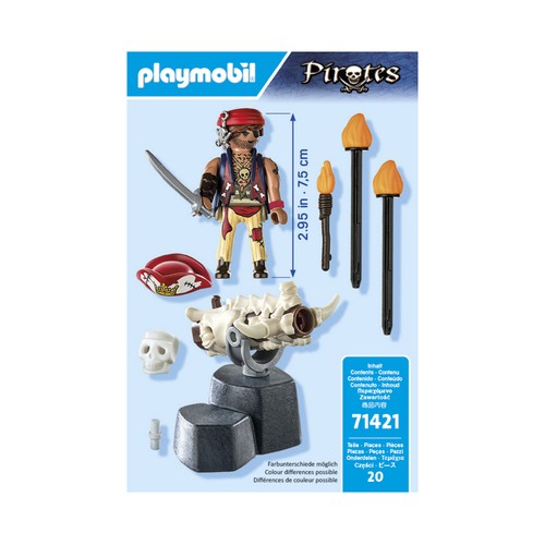 PLAYMOBIL. 71421 Artillero pirata