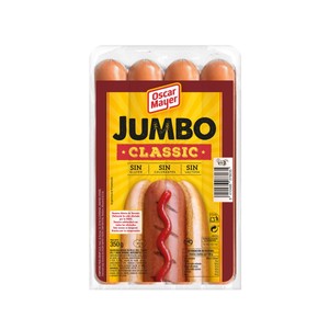 Jumbo Salchichas tipo Frankfurt 350 g.