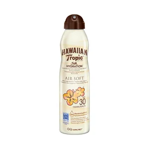 HAWAIIAN TROPIC Bruma seca de aceite solar en spray, con factor de protección 30 (alto) HAWAIIAN TROPIC Silk hydration 177 ml.