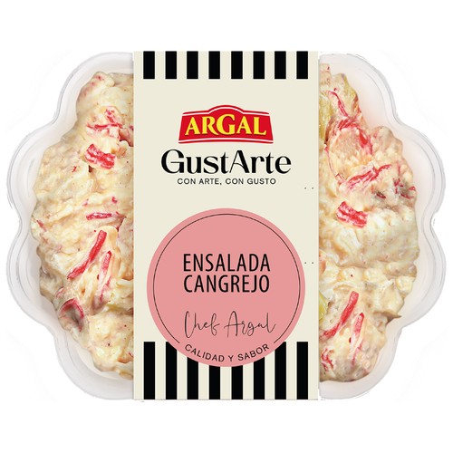 ARGAL Gustarte Ensalada de cangrejo, lista para comer 240 g.