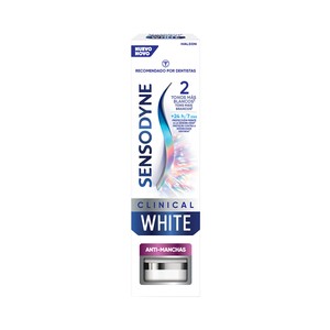 Imagen de SENSODYNE Clinical white Pasta de diente blanqueante y anti-manchas 75 ml.