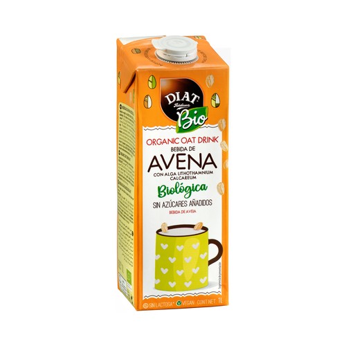 DIAT RADISSON Bio Bebida de avena ecológica, sin azúcares añadidos 1 l.