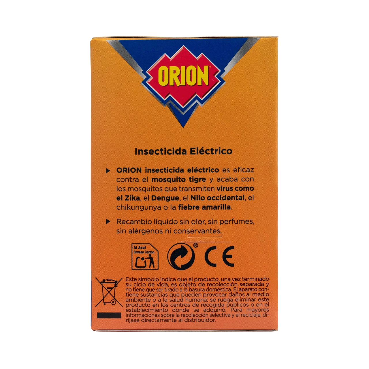 Insecticida eléctrico antimosquitos (común y tigre) + 2 recambios.