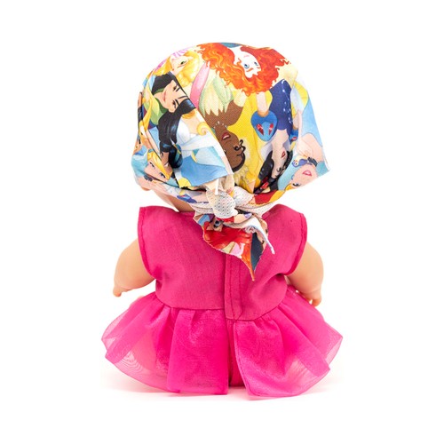Muñeco bebé solidario Baby Pelón Princesa Disney, JUEGATERAPIA.