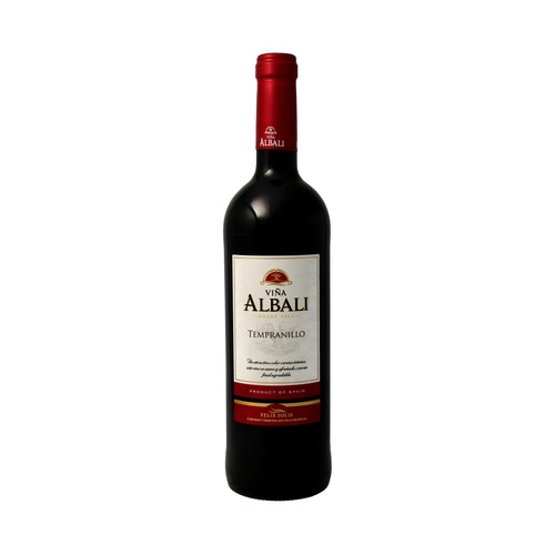 VIÑA ALBALI  Vino tinto con D.O. Valdepeñas VIÑA ALBALI botella de 75 cl.