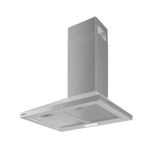 Campana extractora decorativa TEKA DBB 64140 KOS IX INOX, hasta 410m3h, 3 velocidades. A: 59,8 cm