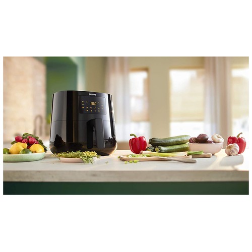 Freidora sin aceite PHILIPS Essential Airfryer XL HD9270/70, 2000W, capacidad 6,2L, 7 modos, pantalla táctil.