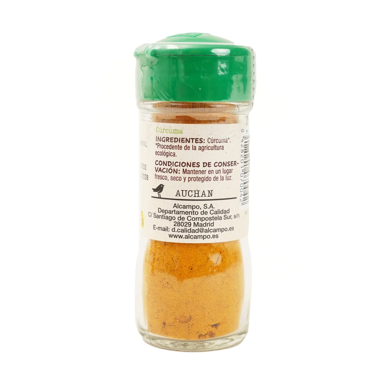 PRODUCTO ALCAMPO Bio Cúrcuma de procedencia ecológica 30 g.