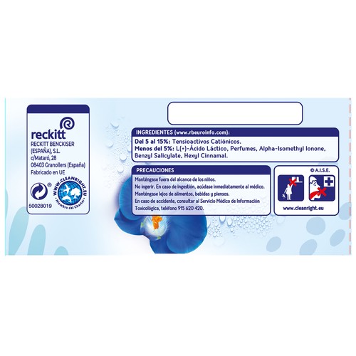 FLOR Suavizante original azul 63 ds 1,134 l