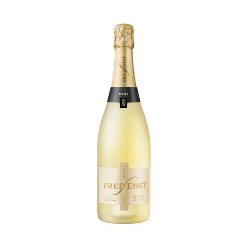 Cava brut premium, elaborado de forma tradicional FREIXENET Carta nevada botella de 75 cl.