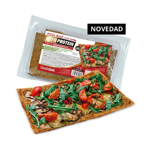 KETOPROTEIN Base de pizza con extra de proteínas KETOPROTEIN Bestdiet Sport 2x90 g.