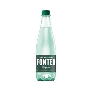 Imagen de FONTER Original  Agua mineral con gas botella de 50 cl.