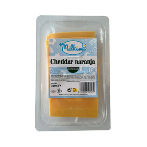 Imagen de MILKIMI Queso en lonchas cheddar 120 g.