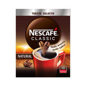 NESCAFÉ Café soluble natural NESCAFÉ 10 sobres x 2 g.
