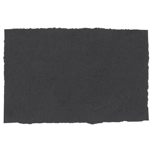 Alfombra de baño negra, 1300g/m² de densidad, 50x80 cm., ACTUEL.