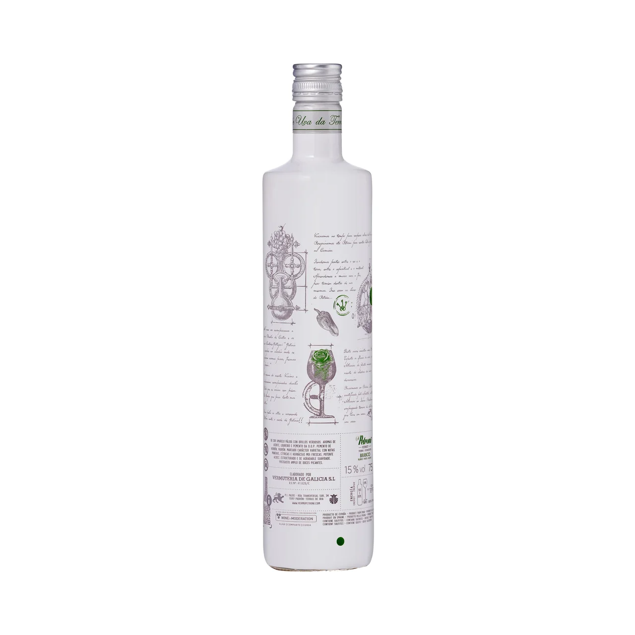 ST. PETRONI Vernú blanco elaborado mediante maceración artesanal botella 75 cñ-