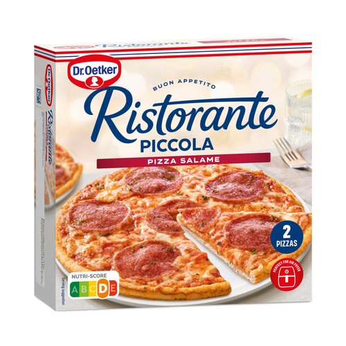 DR. OETKER Ristorante piccola Pizza de salami con base fina 282 g.