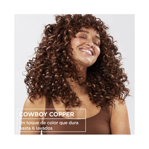 GARNIER Olia tono Cowboy copper Mascarilla de color efecto brillo espejo 150 ml.
