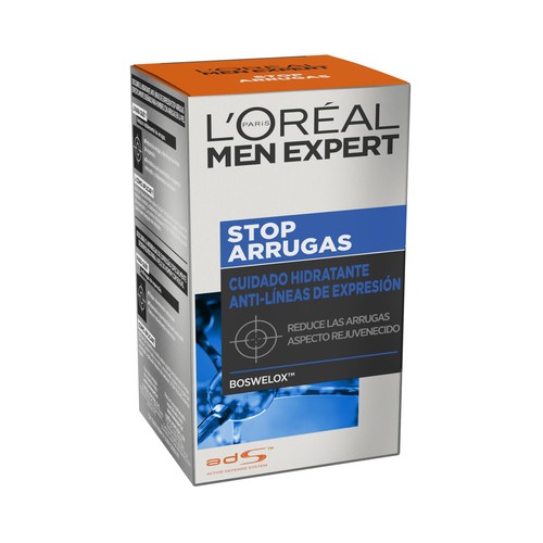 L´ORÉAL MEN EXPERT Crema hidratante anti-líneas de expresión L"ORÉAL MEN EXPERT Stop arrugas 50 ml.