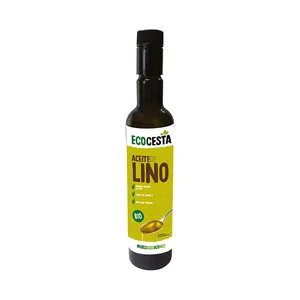 ECOCESTA Aceite de lino de cultivo ecológico 500 ml.