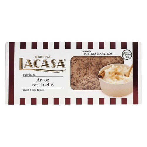 LACASA Turrón de arroz con leche 225 g.