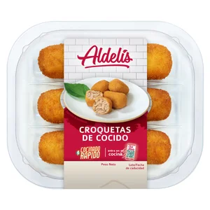 ALDELÍS Croquetas de cocido prefritas ALDELÍS 6 uds.