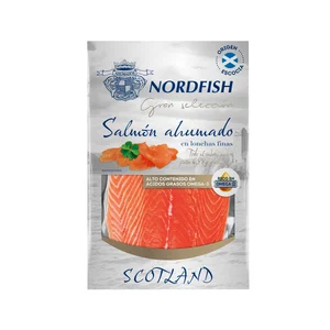 NORDFISH Salmón ahumado en finas lonchas, Escocés NORDFISH 80 g