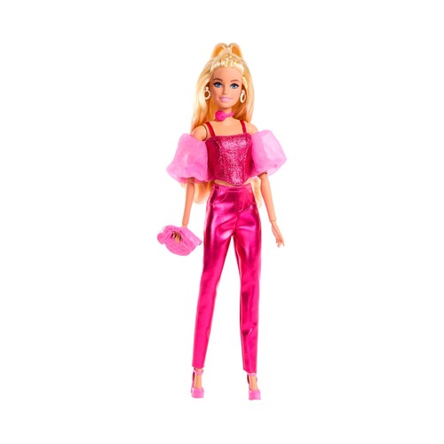 BARBIE Deluxe Metallic Muñeca con Corset Rosa +4 Años