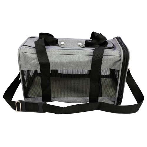 PRODUCTO ALCAMPO Bolsa de transporte para gatos (transportin) de 30 x 40 x 30 cm.