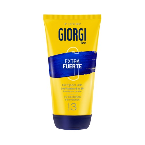 GIORGI Extrafuerte Gel fijador de cabello (fijación 3) hasta 48 horas 50 ml.