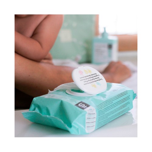 SUAVINEX Toallitas humedas dermo hidratantes, para la limpieza de nuestro bebe 60 uds.