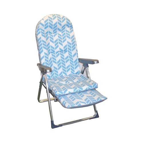 Tumbona plegable relax de aluminio con 5 posiciones ALCO.